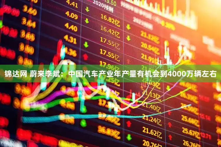 锦达网 蔚来李斌：中国汽车产业年产量有机会到4000万辆左右